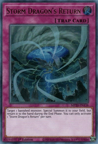 Storm Dragon's Return [MP20-EN138] Ultra Rare | Exor Games Bridgewater