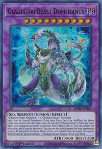 Gladiator Beast Domitianus [MP20-EN165] Ultra Rare | Exor Games Bridgewater