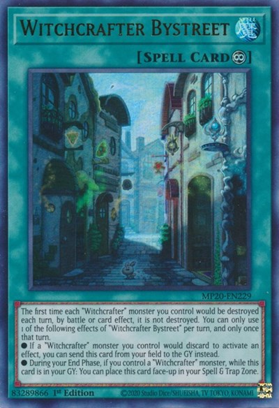 Witchcrafter Bystreet [MP20-EN229] Ultra Rare | Exor Games Bridgewater