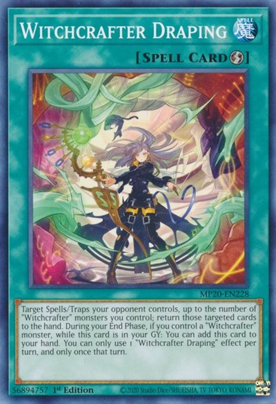 Witchcrafter Draping [MP20-EN228] Common | Exor Games Bridgewater