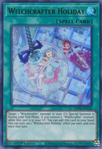 Witchcrafter Holiday [MP20-EN226] Ultra Rare | Exor Games Bridgewater