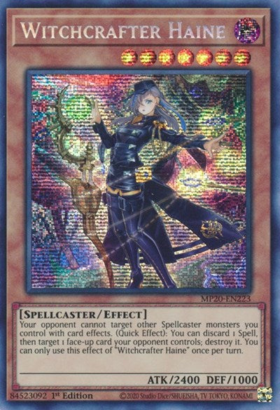 Witchcrafter Haine [MP20-EN223] Prismatic Secret Rare | Exor Games Bridgewater