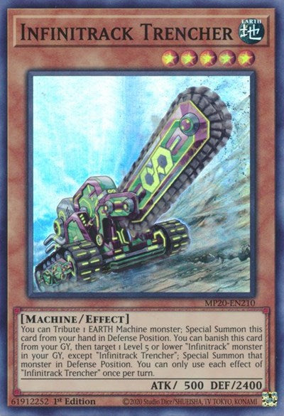 Infinitrack Trencher [MP20-EN210] Super Rare | Exor Games Bridgewater