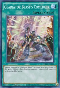 Gladiator Beast's Comeback [MP20-EN184] Common | Exor Games Bridgewater