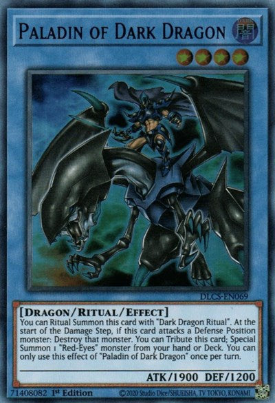 Paladin of Dark Dragon [DLCS-EN069] Ultra Rare | Exor Games Bridgewater