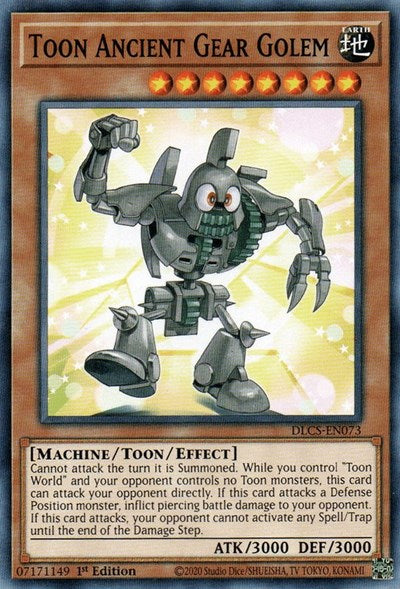 Toon Ancient Gear Golem [DLCS-EN073] Common | Exor Games Bridgewater