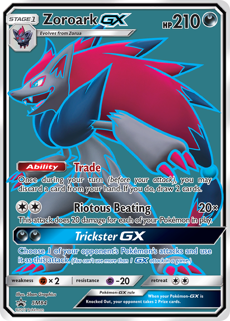 Zoroark GX (SM84) [Sun & Moon: Black Star Promos] | Exor Games Bridgewater