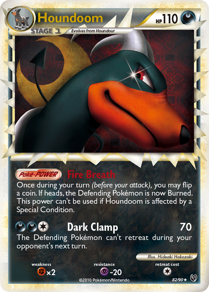 Houndoom (82/90) [HeartGold & SoulSilver: Undaunted] | Exor Games Bridgewater