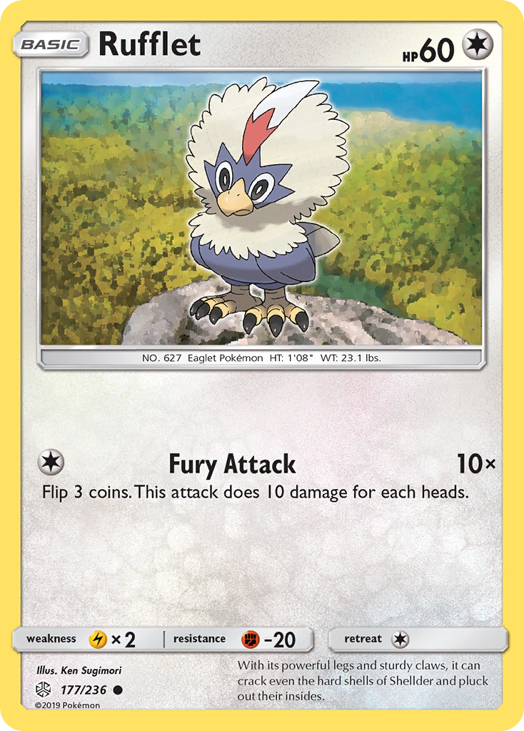 Rufflet (177/236) [Sun & Moon: Cosmic Eclipse] | Exor Games Bridgewater