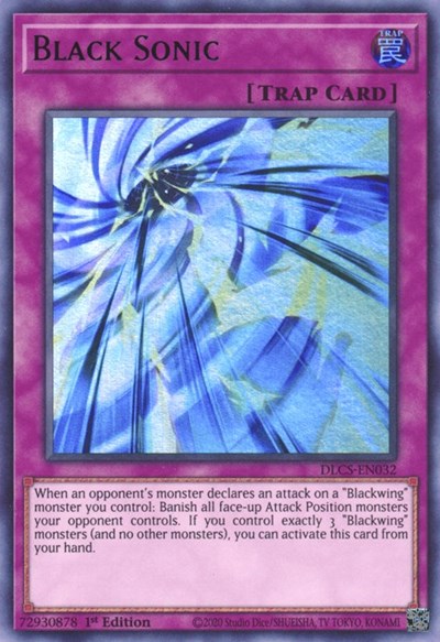 Black Sonic (Green) [DLCS-EN032] Ultra Rare | Exor Games Bridgewater