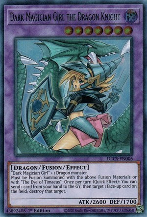 Dark Magician Girl the Dragon Knight (Alternate Art) [DLCS-EN006] Ultra Rare | Exor Games Bridgewater