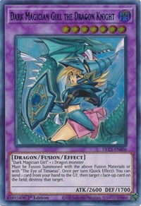 Dark Magician Girl the Dragon Knight (Alternate Art) (Blue) [DLCS-EN006] Ultra Rare | Exor Games Bridgewater