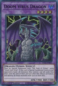 Doom Virus Dragon (Green) [DLCS-EN055] Ultra Rare | Exor Games Bridgewater