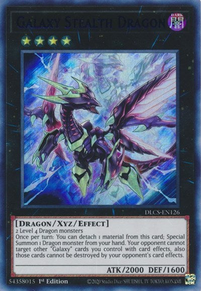 Galaxy Stealth Dragon (Green) [DLCS-EN126] Ultra Rare | Exor Games Bridgewater