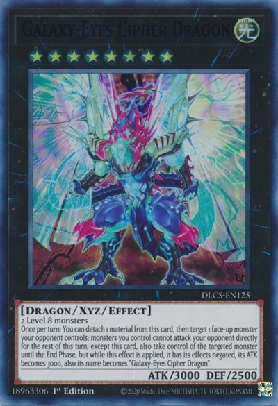 Galaxy-Eyes Cipher Dragon (Blue) [DLCS-EN125] Ultra Rare | Exor Games Bridgewater