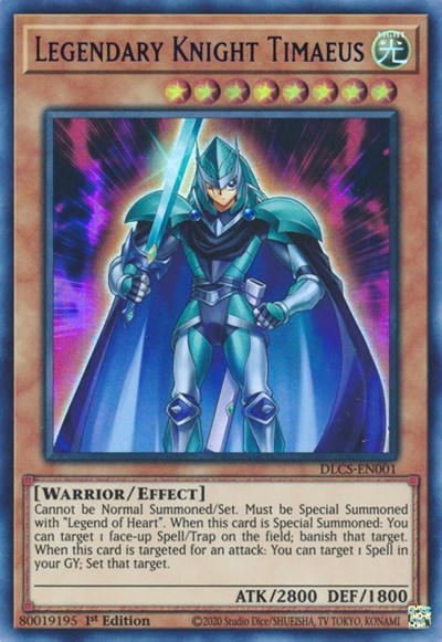 Legendary Knight Timaeus (Blue) [DLCS-EN001] Ultra Rare | Exor Games Bridgewater