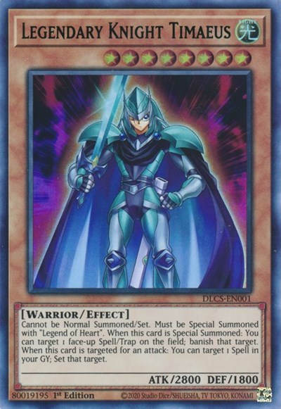 Legendary Knight Timaeus (Green) [DLCS-EN001] Ultra Rare | Exor Games Bridgewater