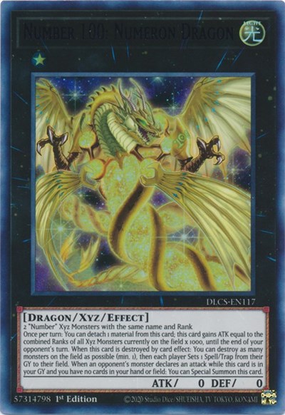 Number 100: Numeron Dragon (Purple) [DLCS-EN117] Ultra Rare | Exor Games Bridgewater