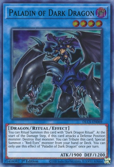 Paladin of Dark Dragon (Green) [DLCS-EN069] Ultra Rare | Exor Games Bridgewater