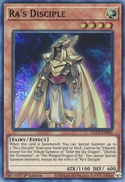 Ra's Disciple (Green) [DLCS-EN026] Ultra Rare | Exor Games Bridgewater