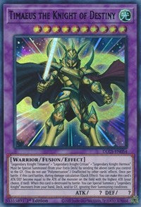 Timaeus the Knight of Destiny (Green) [DLCS-EN054] Ultra Rare | Exor Games Bridgewater