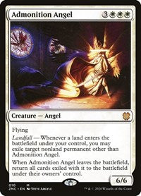 Admonition Angel [Zendikar Rising Commander] | Exor Games Bridgewater