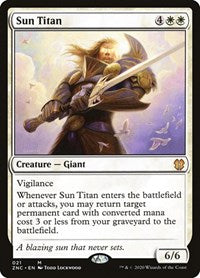 Sun Titan [Zendikar Rising Commander] | Exor Games Bridgewater