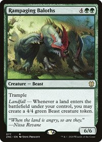 Rampaging Baloths [Zendikar Rising Commander] | Exor Games Bridgewater