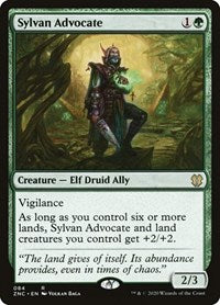 Sylvan Advocate [Zendikar Rising Commander] | Exor Games Bridgewater