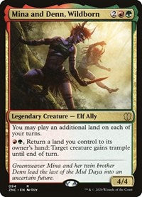 Mina and Denn, Wildborn [Zendikar Rising Commander] | Exor Games Bridgewater