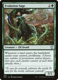 Evolution Sage [Zendikar Rising Commander] | Exor Games Bridgewater