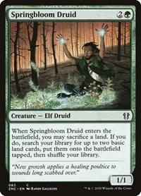 Springbloom Druid [Zendikar Rising Commander] | Exor Games Bridgewater