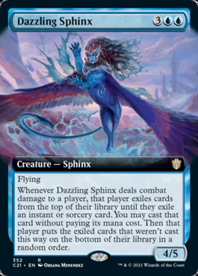 Dazzling Sphinx (Extended) [Commander 2021] | Exor Games Bridgewater