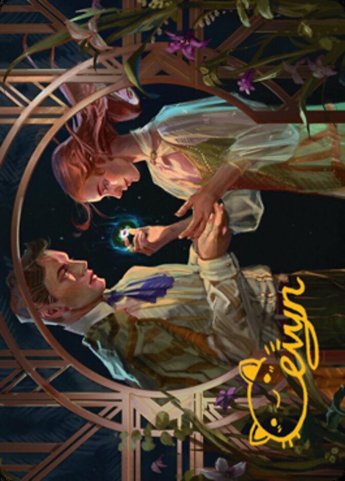 Prosperous Partnership Art Card (Gold-Stamped Signature) [Streets of New Capenna Art Series] | Exor Games Bridgewater