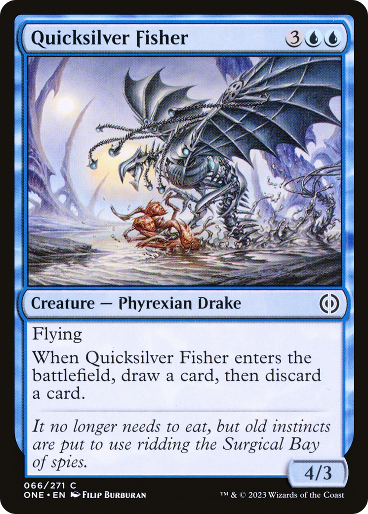 Quicksilver Fisher [Phyrexia: All Will Be One] | Exor Games Bridgewater