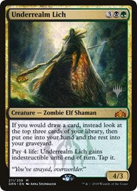 Underrealm Lich [Promo Pack: Zendikar Rising] | Exor Games Bridgewater