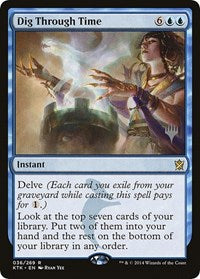 Dig Through Time [Promo Pack: Zendikar Rising] | Exor Games Bridgewater