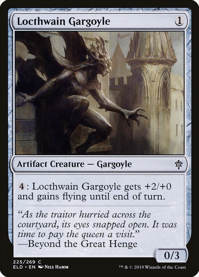 Locthwain Gargoyle [Throne of Eldraine] | Exor Games Bridgewater