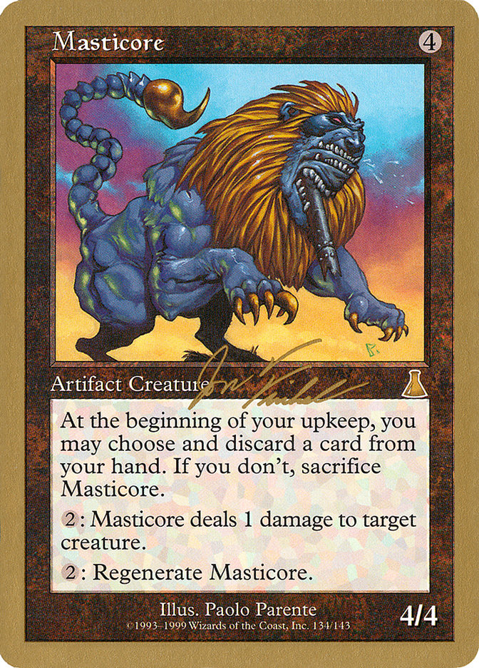 Masticore (Jon Finkel) [World Championship Decks 2000] | Exor Games Bridgewater