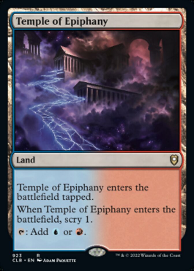 Temple of Epiphany [Commander Legends: Battle for Baldur's Gate] | Exor Games Bridgewater