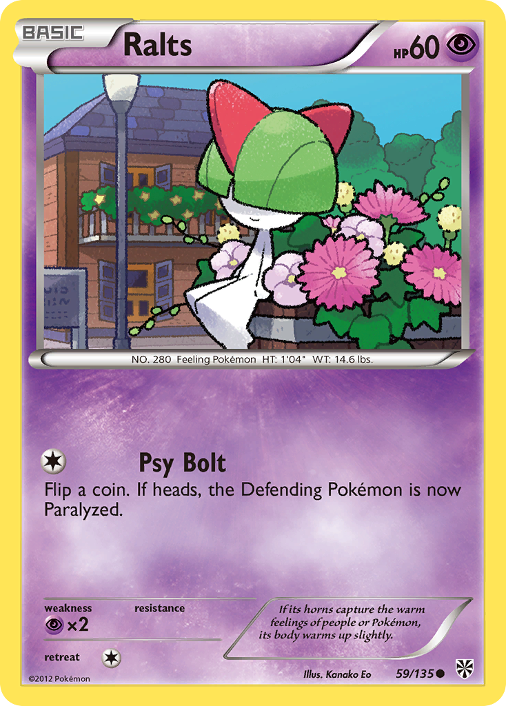 Ralts (59/135) [Black & White: Plasma Storm] | Exor Games Bridgewater