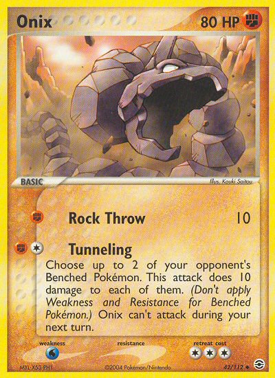 Onix (42/112) [EX: FireRed & LeafGreen] | Exor Games Bridgewater