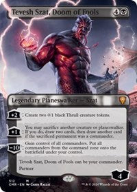 Tevesh Szat, Doom of Fools (Extended Art) [Commander Legends] | Exor Games Bridgewater