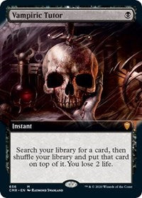 Vampiric Tutor (Extended Art) [Commander Legends] | Exor Games Bridgewater