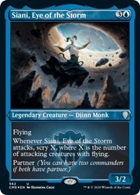 Siani, Eye of the Storm (Foil Etched) [Commander Legends] | Exor Games Bridgewater