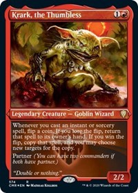 Krark, the Thumbless (Foil Etched) [Commander Legends] | Exor Games Bridgewater