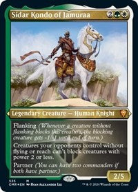 Sidar Kondo of Jamuraa (Foil Etched) [Commander Legends] | Exor Games Bridgewater