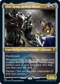 Silas Renn, Seeker Adept (Foil Etched) [Commander Legends] | Exor Games Bridgewater