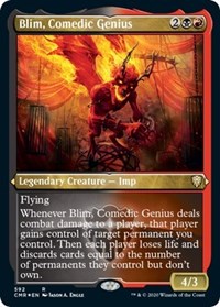 Blim, Comedic Genius (Foil Etched) [Commander Legends] | Exor Games Bridgewater