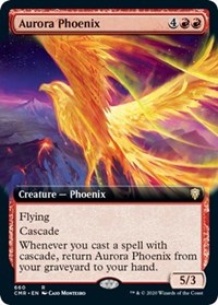 Aurora Phoenix (Extended Art) [Commander Legends] | Exor Games Bridgewater